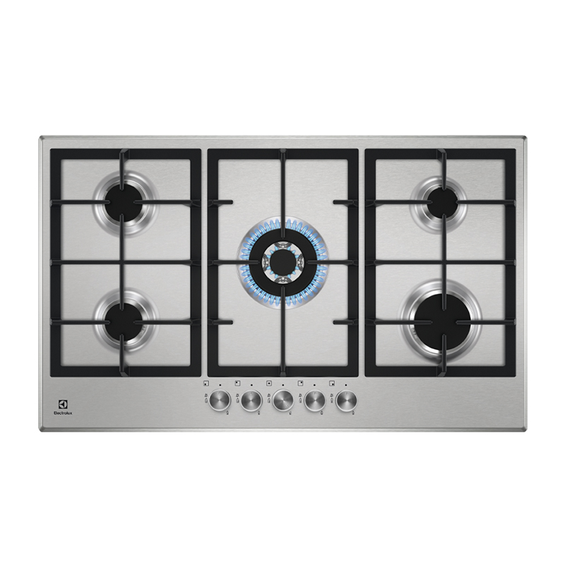 Electrolux BI Hob 5Gas 90Cm Steel