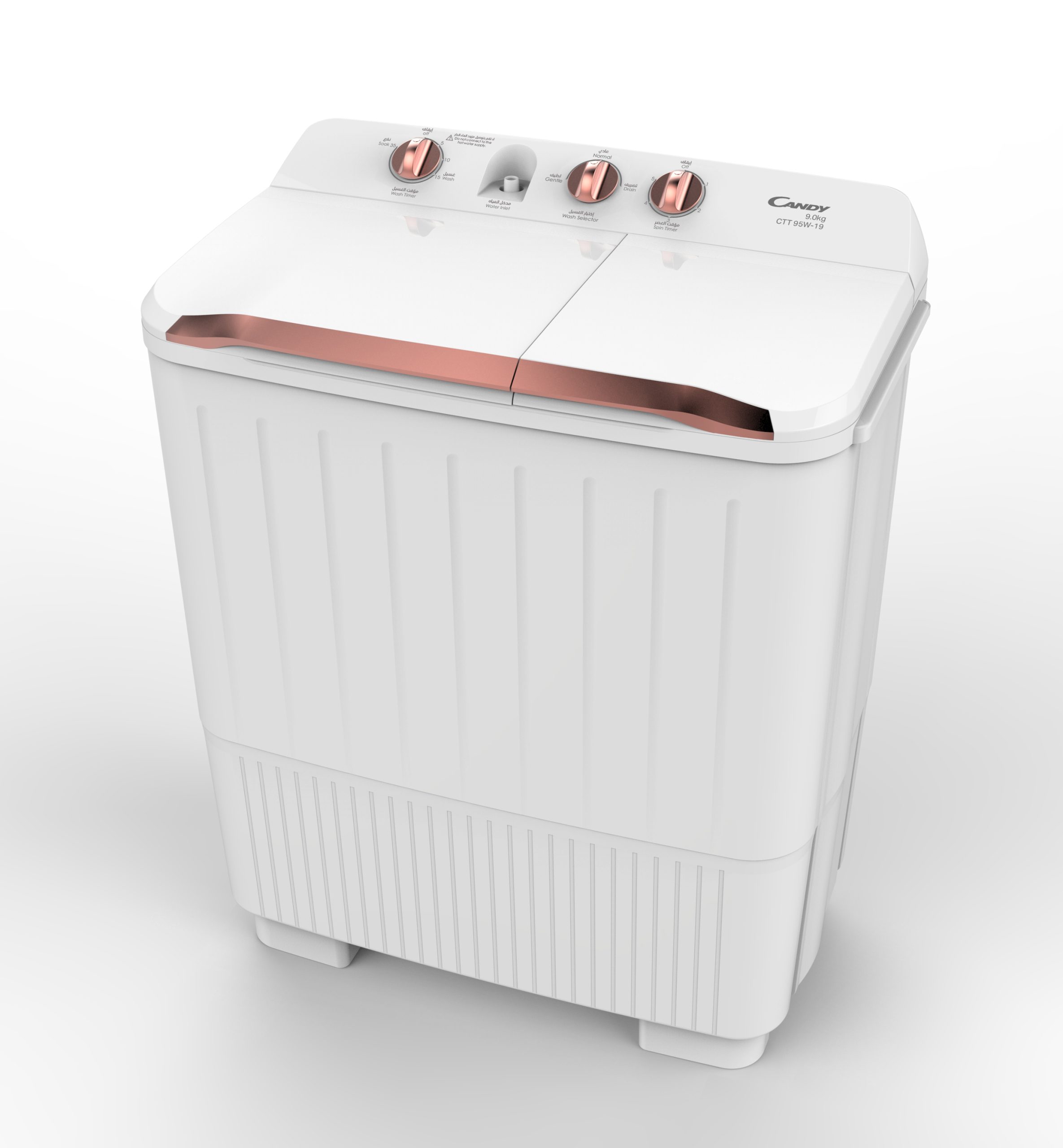 Candy Twin Tub Washing Machine 9Kg. White