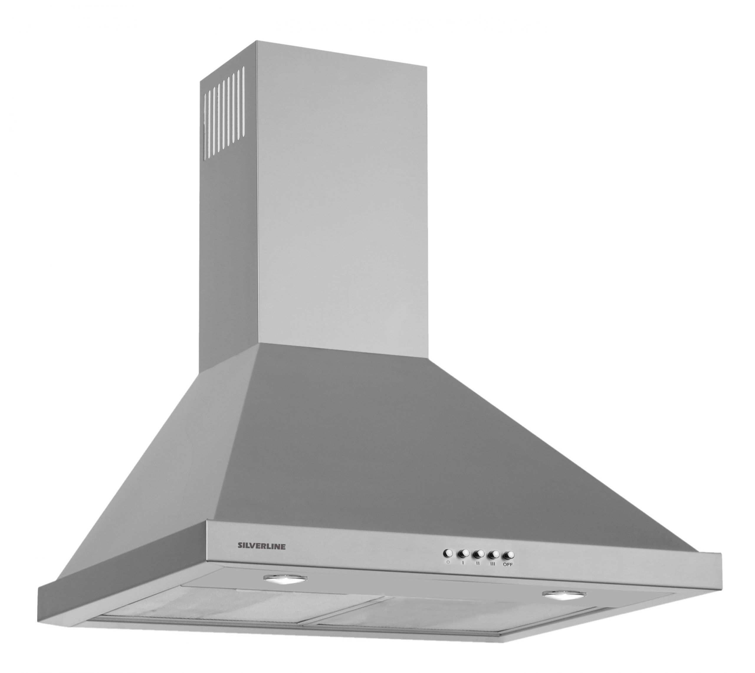 Silverline BI Chimney Hood  INOX 90cm