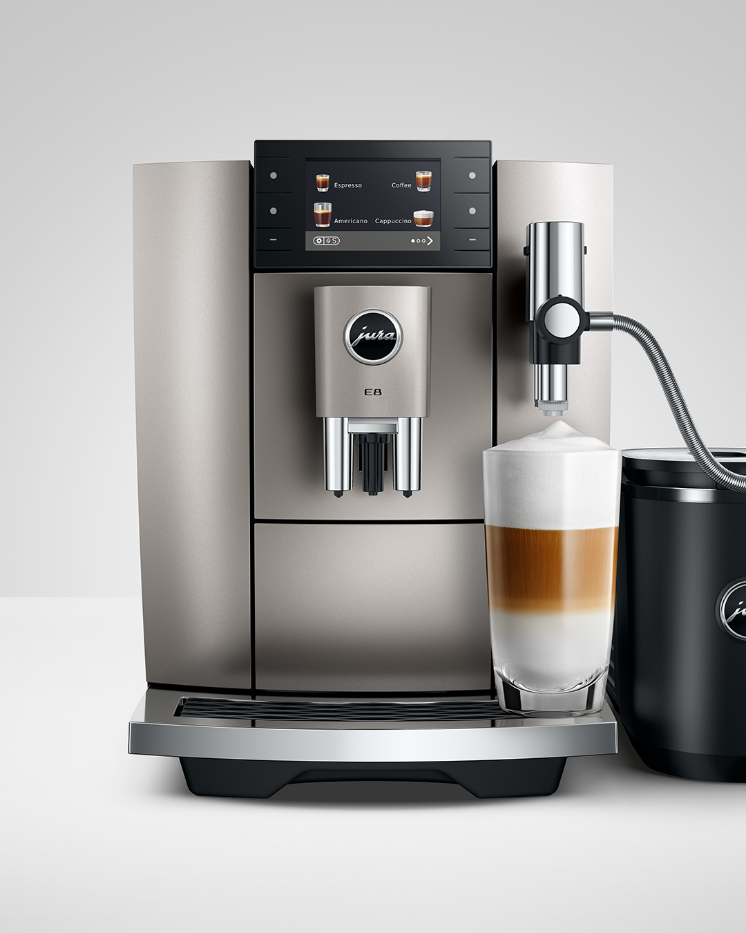 Jura E8 – Midnight Silver